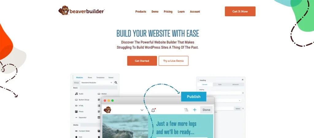 Beaver page builder