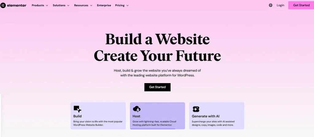 Elementor page builder